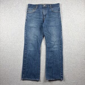 Vintage Levi's Jeans Mens‎ 34x30 Blue 517 Bootcut Fading Mid Rise Y2K Era Denim